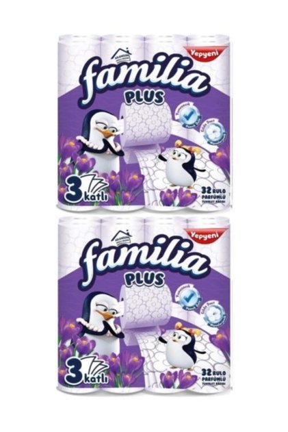 Plus Tuvalet Kağıdı 3 Katlı 32x2 Paket Sihirli Çiçekler