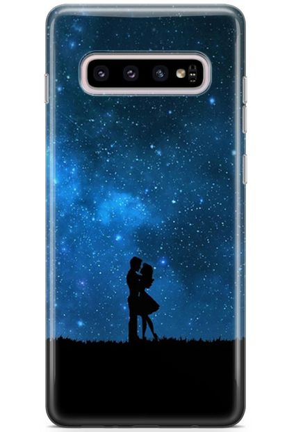 Zipax Samsung Galaxy A91 Kılıf Gece Ve Yarasa Desenli Baskılı Silikon Kilif - Mel-109518 - 4
