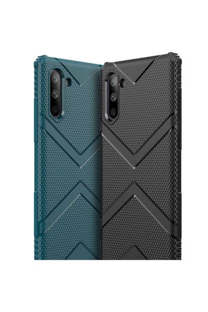 Dijimedia Galaxy Note 10 Kılıf Zore Hank Silikon Siyah - 10