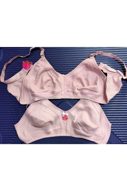 Combed Cotton Patterned Seamless 2 Bras