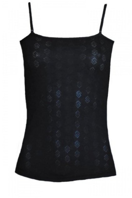 Thermal Undershirt with Transfer Ribbed Rope Strap