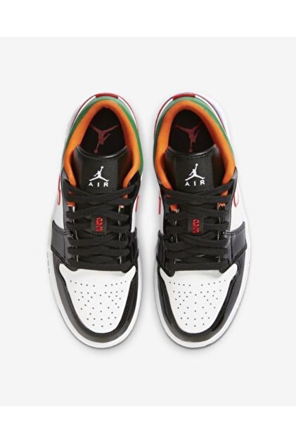 Nike Unisex Siyah Air Jordan 1 Low Se Sneaker Ayakkabı - 4