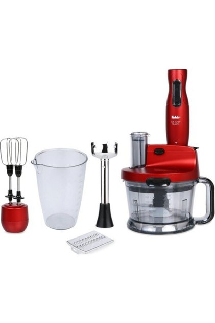 Mr.chef Quadro Kirmizi 1000 W Blender Seti