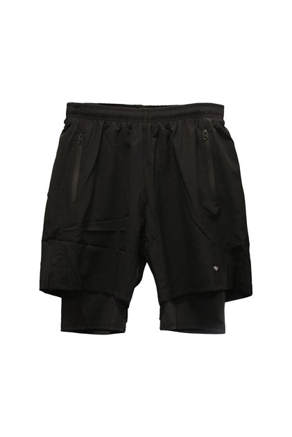 Crosstime 4034 Men's Tights with Shorts BLACK Men's Tights with Shorts