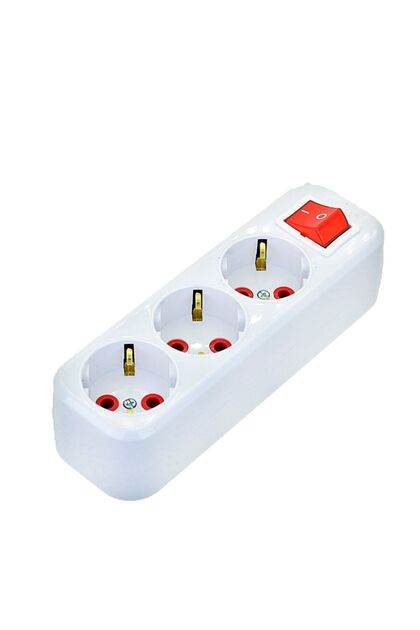 3-Port Wireless Grounded Group Socket with Switch and Terminal Block