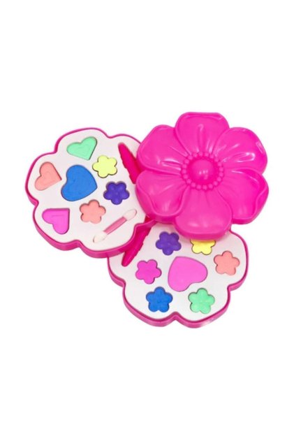 Oyuncak 2 Katmanlı Katlanabilen Papatya Makyaj Seti Ruj Far Set