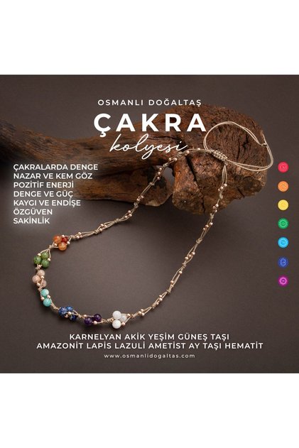 Certified Chakra Necklace Macrame Closure 100% Handcrafted 6mm Sphere Cut Natural Stone