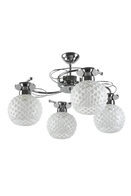 Tuna Modern Lüks Tasarım 141 Camlı 4 Lü Avize