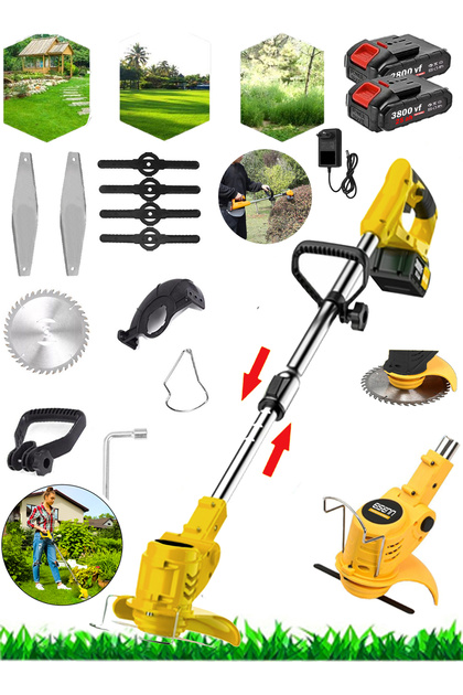 Eisenn Germany Nano Asr 776 Seri 3800 Vf 20 Ah Çift Akülü Ot Çim