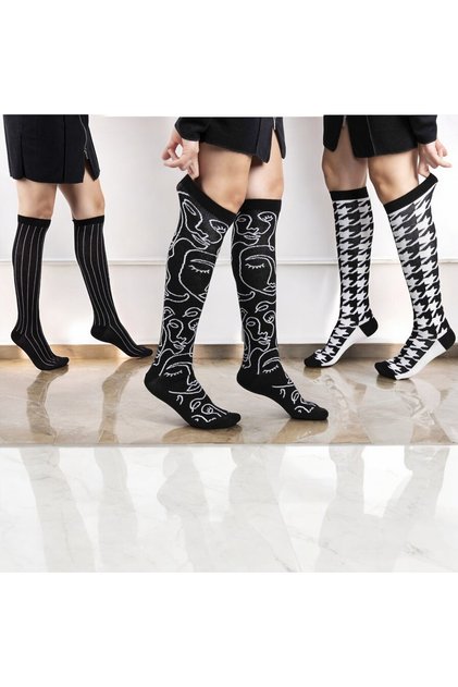 Women's Knee-High Socks 3-Pack