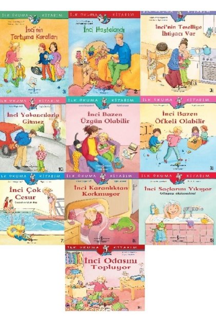 Pre-School and 1St Grade For Class Ilk Okuma Kitabım Inci Seti