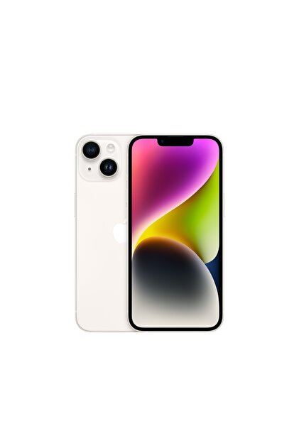 Apple iPhone 14 ホワイト 本体美品 Apple Yenilenmiş iPhone 14 128 GB Yıldız Işığı Cep Telefonu (12 Ay