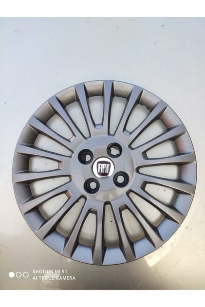 Fiat Linea Punto Fiorino Doblo 15 Inc Füme Gri Jant Kapağı