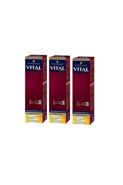 7-56 Karamel Kumral Saç Boyası X 3 Adet