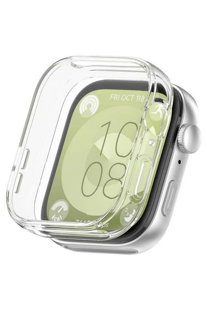 Huawei Watch Fit 3 Uyumlu Kasa Ve Ekran Koruyucu 360 Tam Koruma Kılıf Kapak