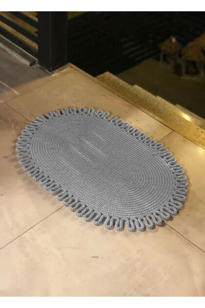 Jute, Patterned Doorstep, Doormat, Bathroom Mat, Balcony Mat / Gift, Houseware.