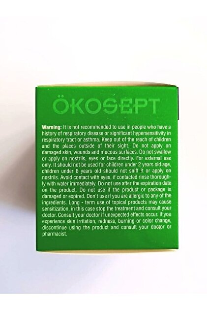 All Natural Ökosept Okaliptus Ve Mentol 40 gr 2 Adet - Fiyatı