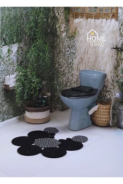 Jute, Straw, Doormat, Bathroom Mat, Toilet Seat Mat, Toilet Seat Mat, Double Sided