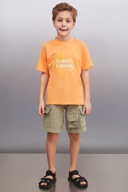 Baird men's salmon t-shirt