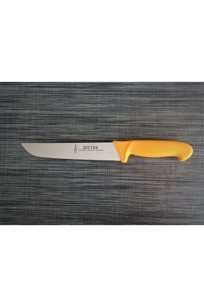 Rıtter Et Doğrama Mutfak kasap Bıçağı 21 Cm Sarı.