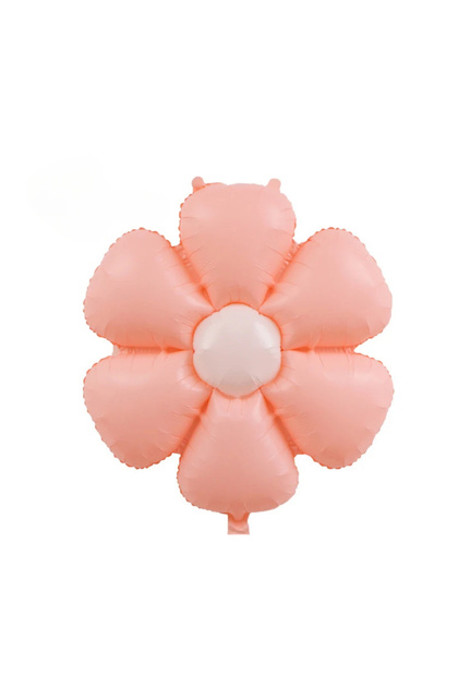 Macaron Color Pastel Salmon Daisy Foil Balloon 80 cm