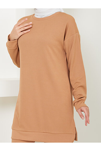 洋服セット VOLT CLOTHİNG Kadın Fitilli Kumaş İkili Tesettür Takım - Fiyatı