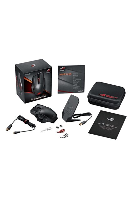 ASUS Rog Spatha X Kablolu/kablosuz Optık Gamıng Rgb Mouse Sıyah