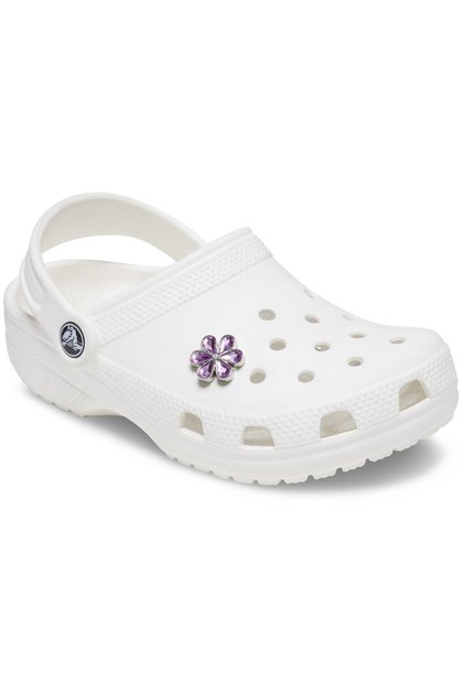 10012296 Jibbitz Shoe Slipper Charm Purple Blinged Out Daisy - UNIQUE