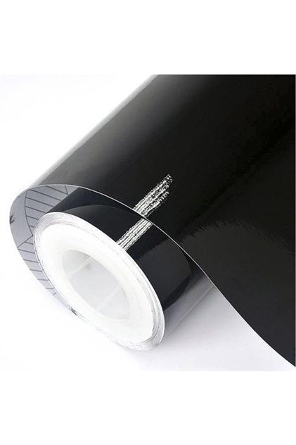 Glossy Black Foil 40 X 4 Meters