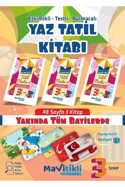 3.SINIF YAZ TATİL KİTABI-YENİ ÜRÜN