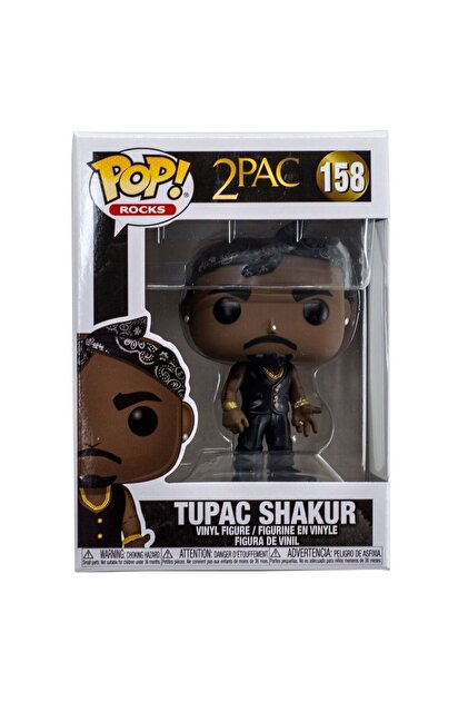 Funko 2Pac Tupac Shakur With Vest/Bandana Funko Pop #158 Rocks
