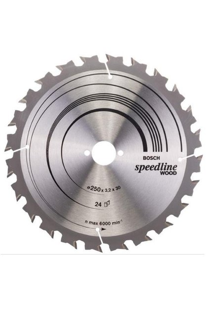 Pro 250x30 mm 24 Diş Ahşap Daire Testere Bıçağı 2608640680