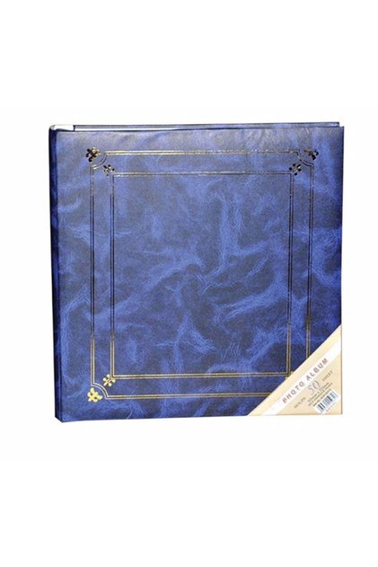 Aledo 50 Sheets (100 PAGES) 31X32 CM MAGNETIC ADHESIVE PHOTO ALBUM (BLUE) 50315