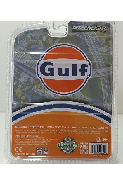 Greenlight 1:64 2019 ford transit lwb high Roof - gulf minibüs