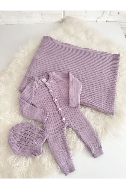 Knitwear hospital exit set