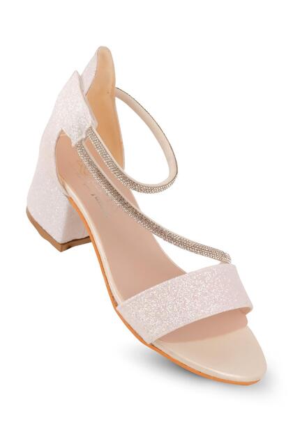 Captain Junior Girls' Heeled Evening Dress Shoes Pssk 515