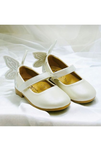 Girl's Butterfly Orthopedic Sole Ballerinas