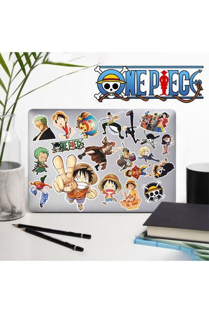 One Piece Anime Series 2 Notebook Water Bottle Laptop Notebook Tablet Phone Case Sticker Set
