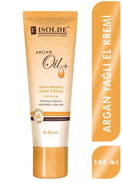 Isolde Tüm Ciltler Için Onarıcı Yoğun Nemlendirici Argan Yağlı El Kremi 100 ml