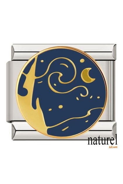 Italian Stainless Steel 9mm Night Charm