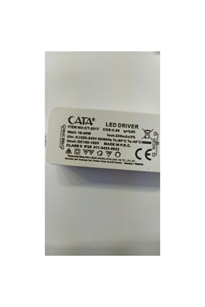 Cata 18-40 Watt Led Driver Ct-2517 - Fiyatı, Yorumları