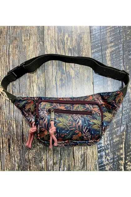 Ethnic Authentic Bohemian Patterned Daily Travel Use Shoulder and Waist Bag