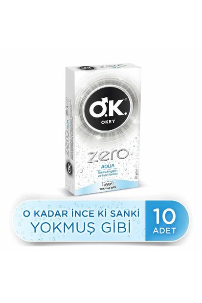 Okey Zero Aqua 10'lu Condom (prezervatif) - 1