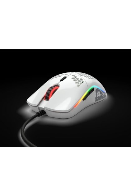 Model O- Kablolu Mat Beyaz Orta/küçük El Rgb Oyuncu Mouse Gom-whıte