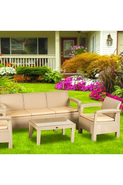 Holiday Amazon Rattan Bahçe Oturma Grubu Kapicino - Fiyatı, Yorumları