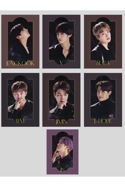 Kpop Dünyasi Bts ''6th Army Membership'' Üye Kartpostalları