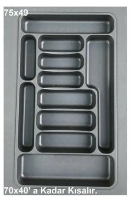 75x48 Çekmece Içi Kaşıklık Gri