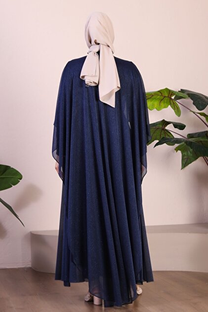 princess polly baby blue dress Navy Blue Solid Abaya Burqa - Modest Islamic Wear