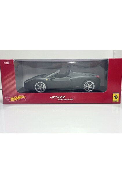 Hotwhells 1:18 FERRARİ 458 SPİDER MAT SİYAH - Fiyatı, Yorumları