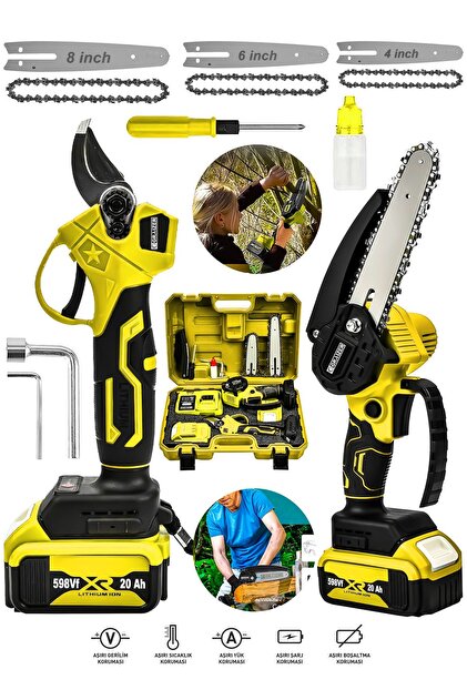 Graizer Alman 2 Li Set 128 Vf 10 Ah Çift Akülü Çelik Şanzuman